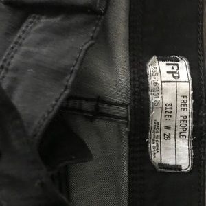 Free People black skinny jeans